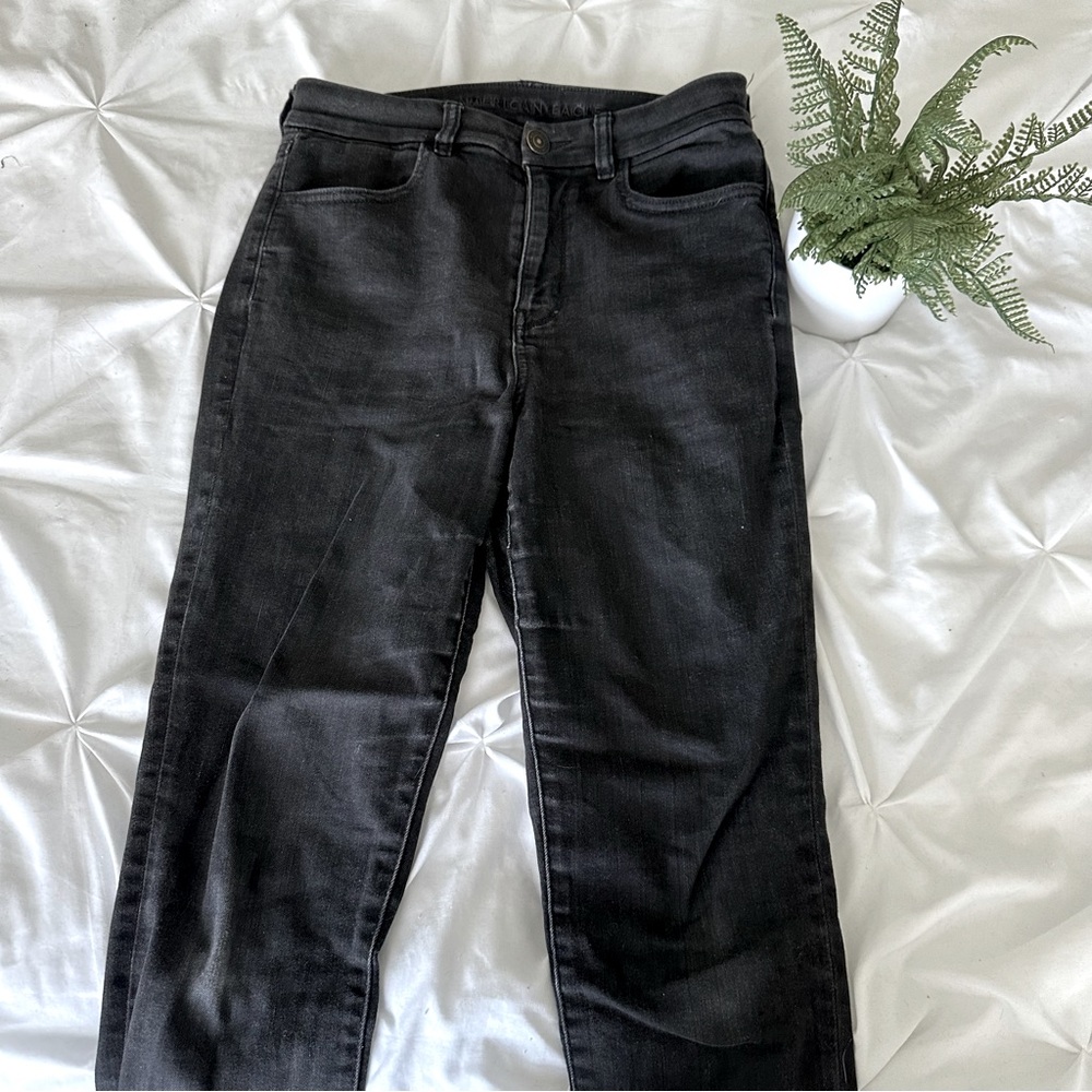 Faded Black Jeans - American Eagle